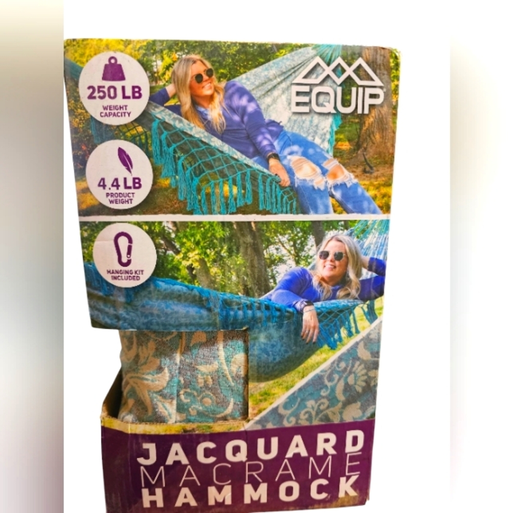 Copy- Equip Jacquard Macrame Hammock
